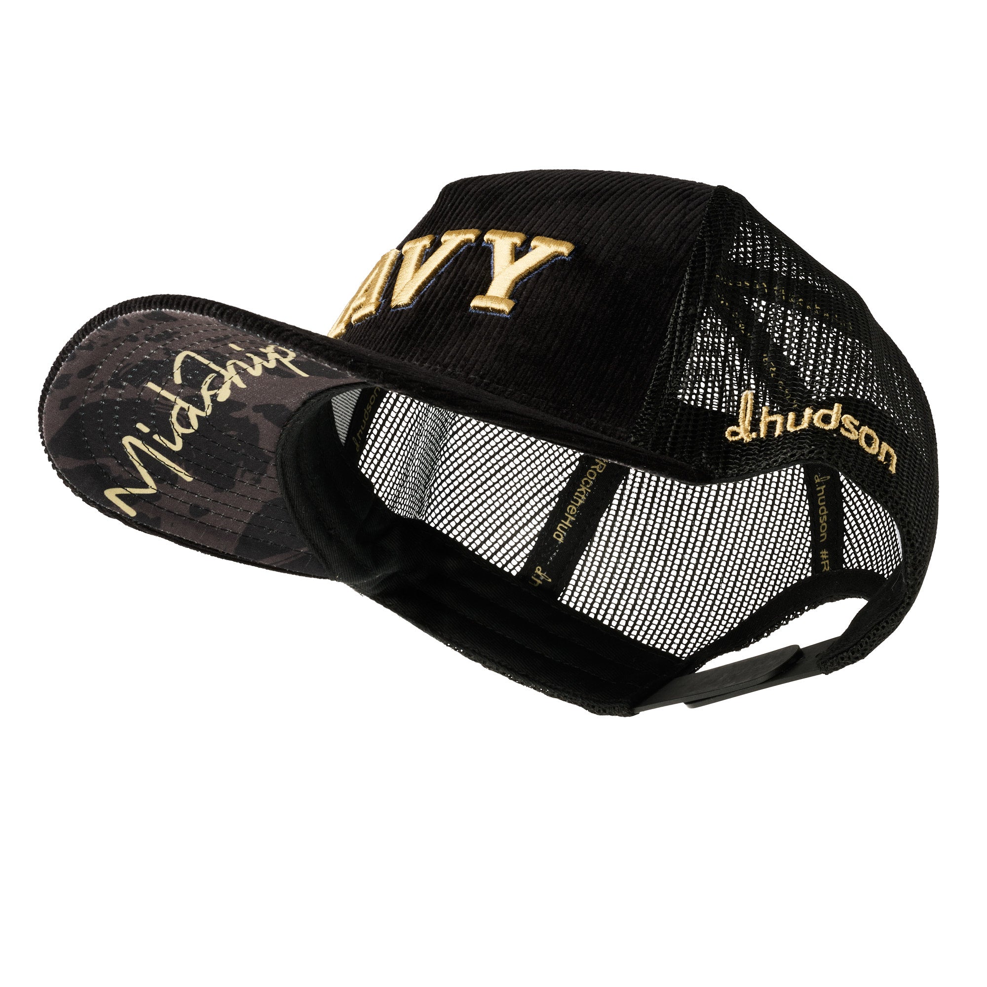 US Naval Academy - 5P Corduroy Trucker Mesh "Navy" (Black)