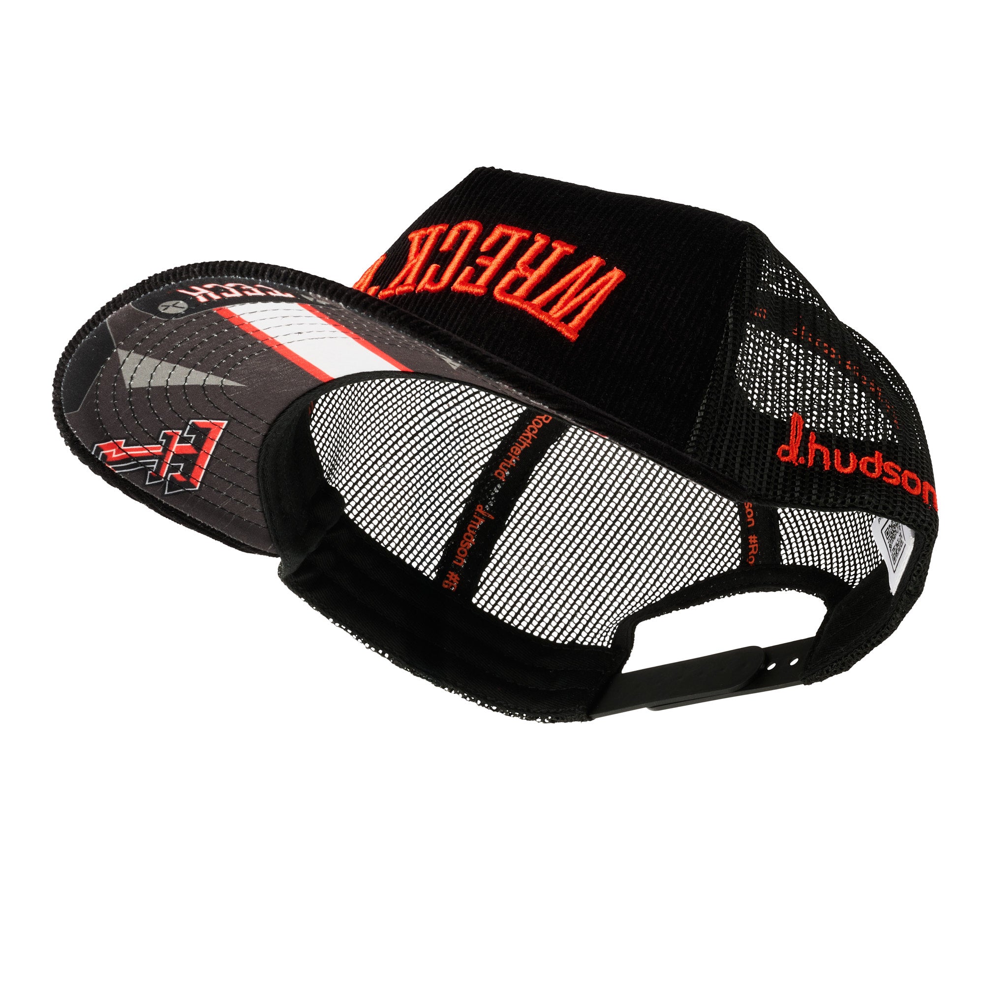 Texas Tech - 5P Corduroy Trucker Mesh "Wreck 'Em" Upside Down (Black)