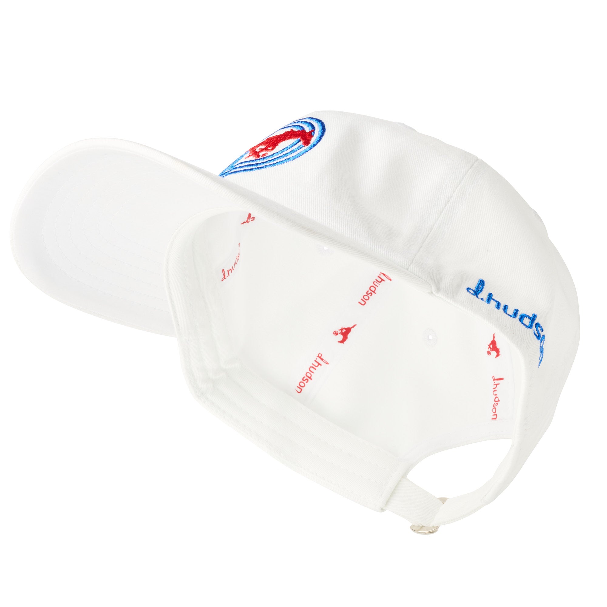 Southern Methodist University - 6P Cotton Twill Dad Hat (White)