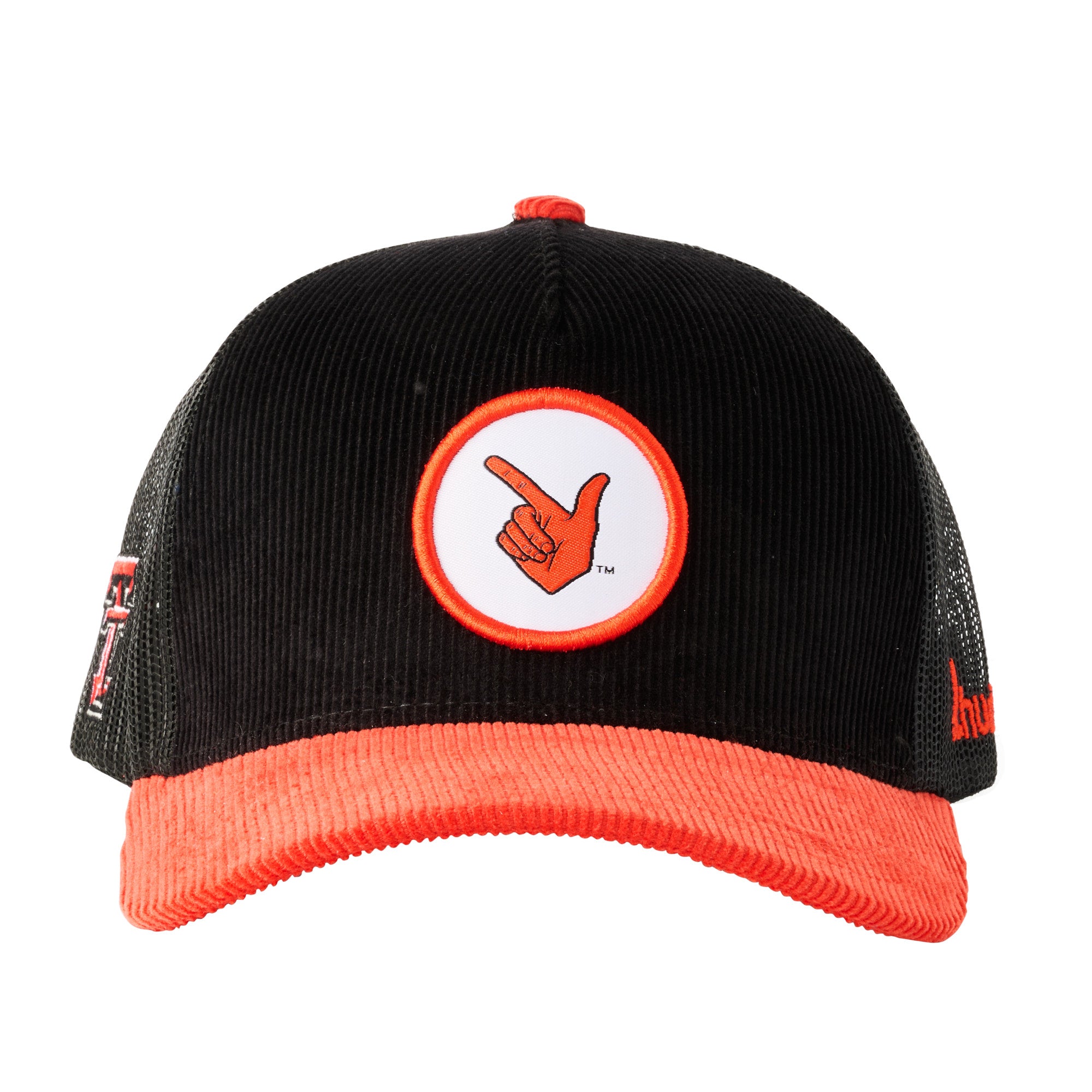 Texas Tech - 5P Corduroy Trucker Mesh Guns Up (Black/Red)