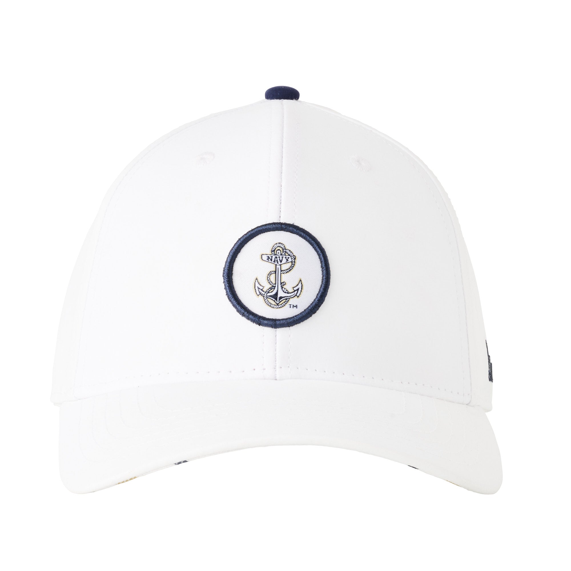 US Naval Academy - Ladies Ponytail Anchor (White)
