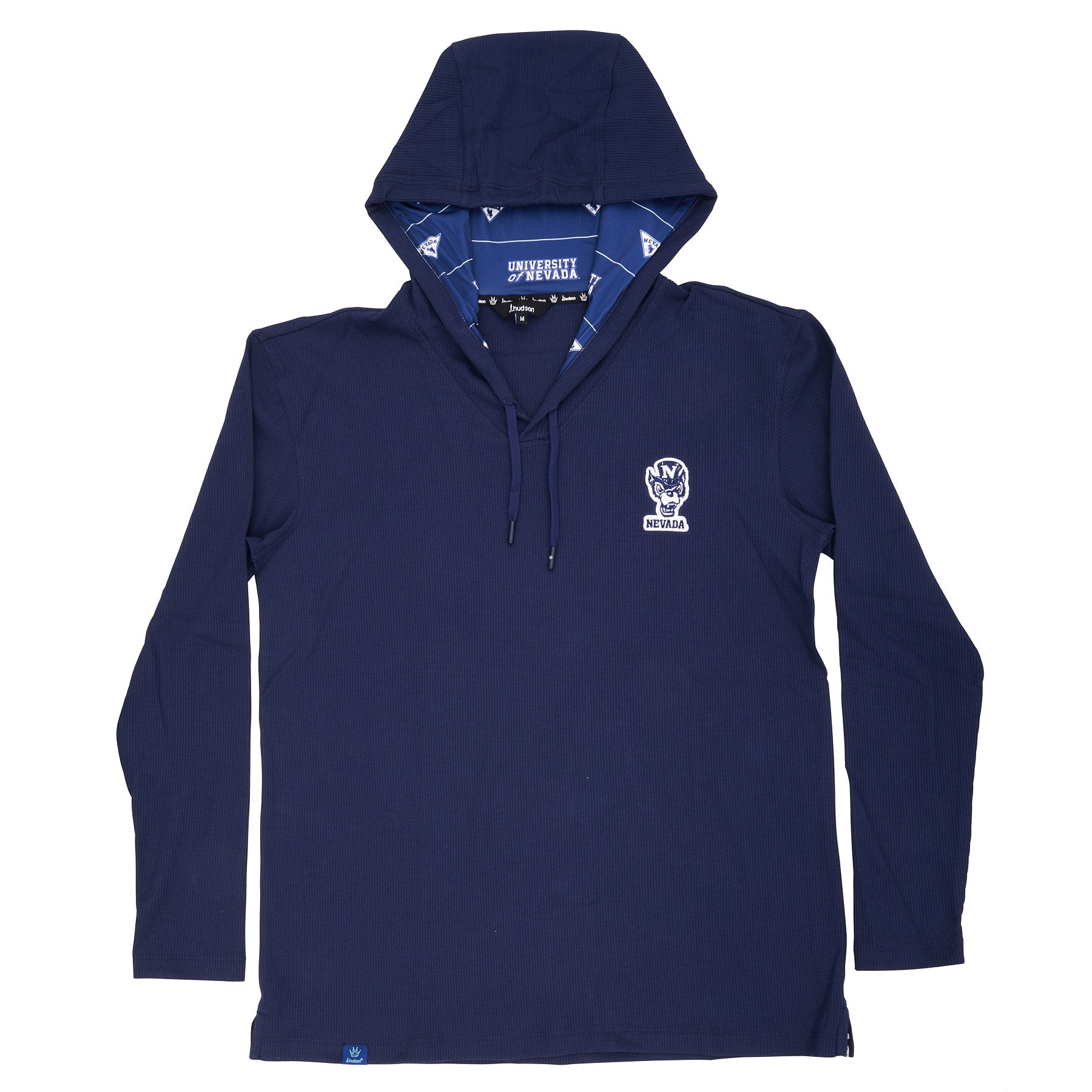 University of Nevada - Waffle Knit Hoodie (Navy)