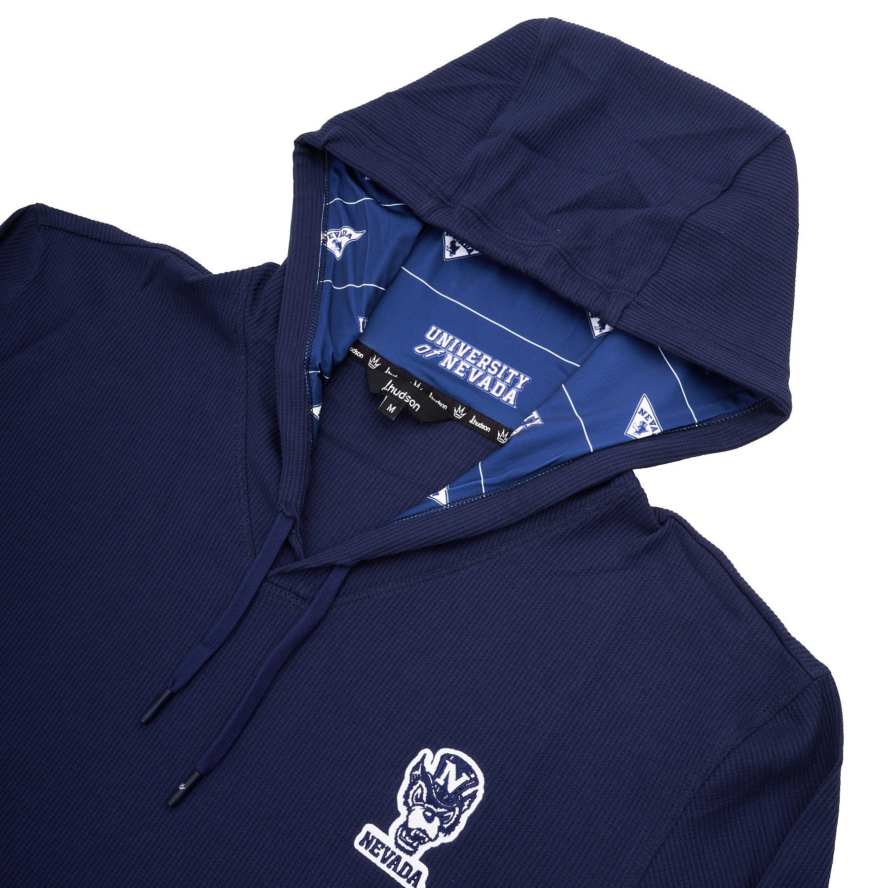University of Nevada - Waffle Knit Hoodie (Navy)