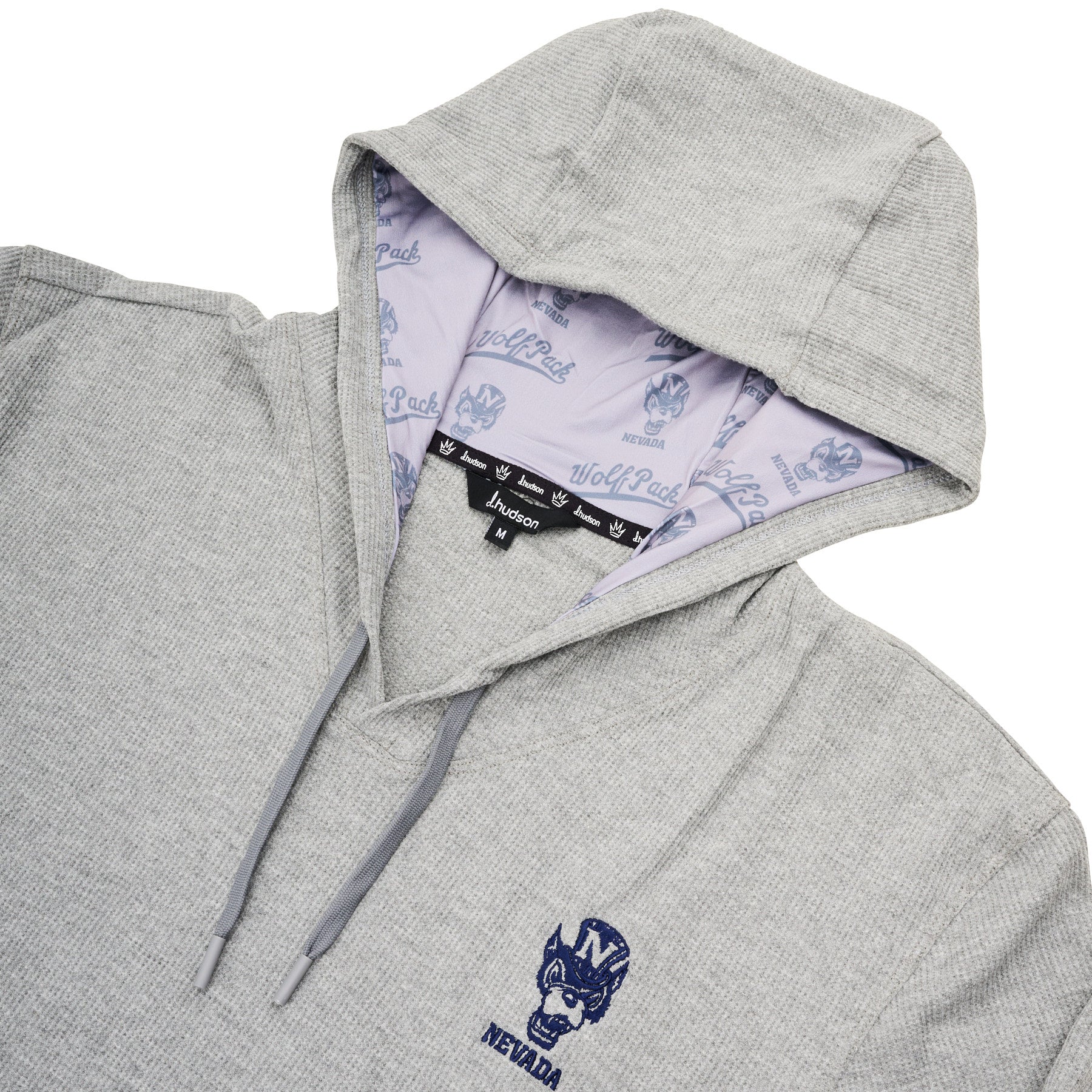 University of Nevada - Waffle Knit Hoodie (Gray)