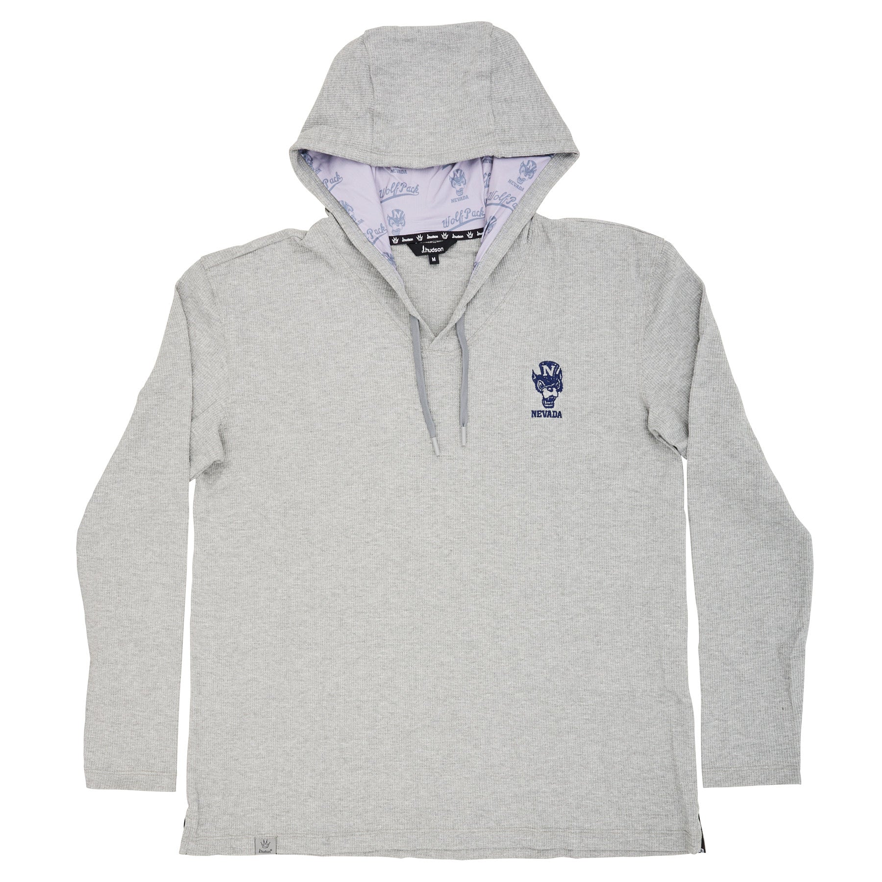 University of Nevada - Waffle Knit Hoodie (Gray)