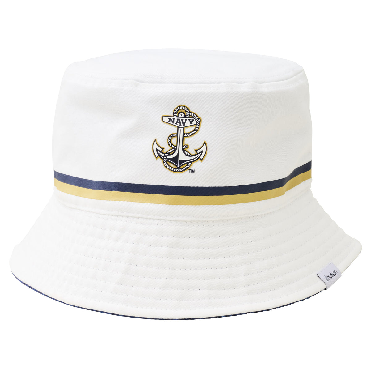 Kate Spade navy blue bucket hat with prominent white buttons. kate spade new york Bucket Hats for Women for sale | eBay main image 2
