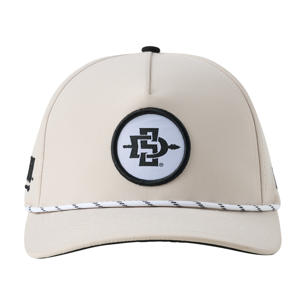 San Diego State University - 5P Polyblend Rope SD Patch (Khaki)