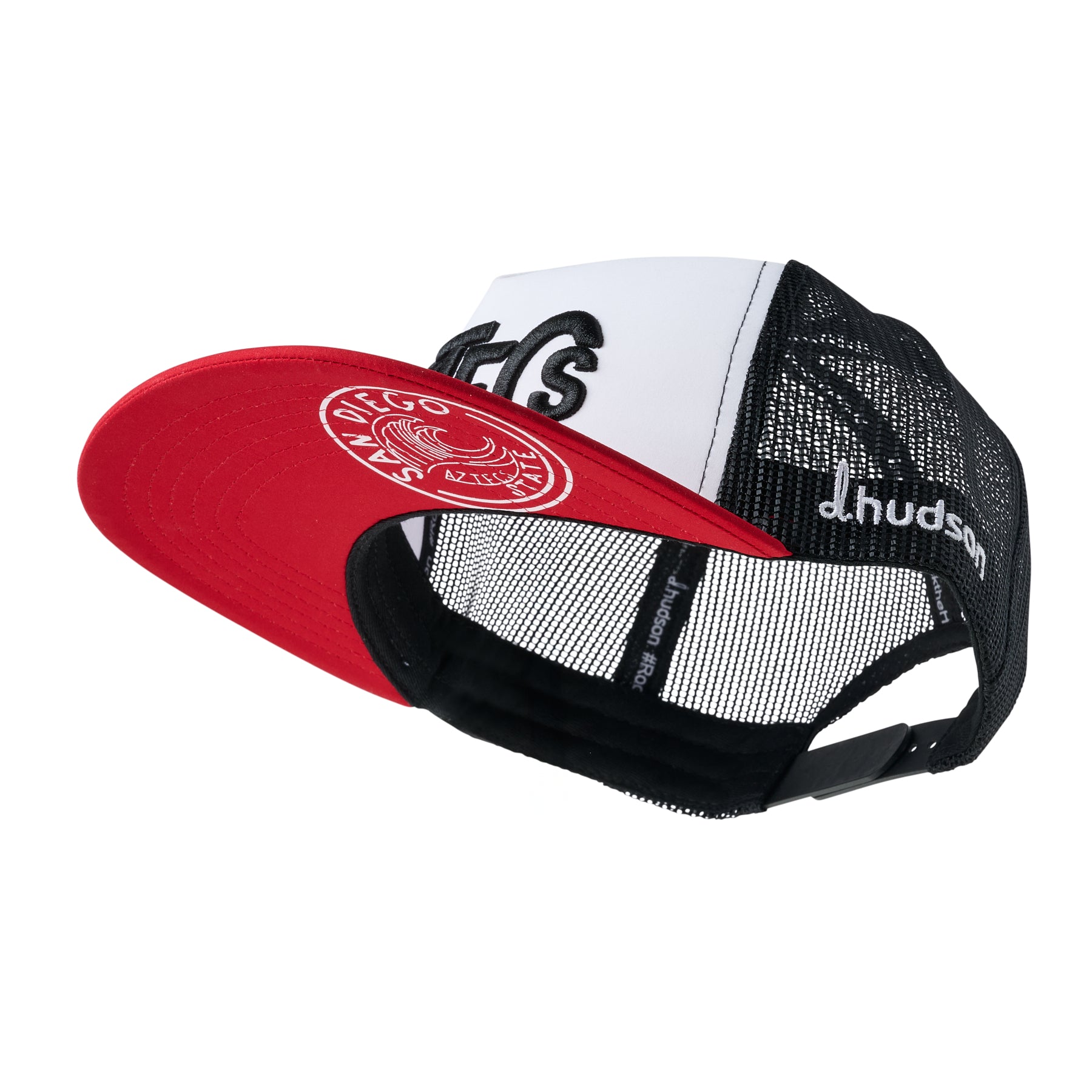 San Diego State University - 5P Foam Trucker Mesh SD Patch (White/Red)