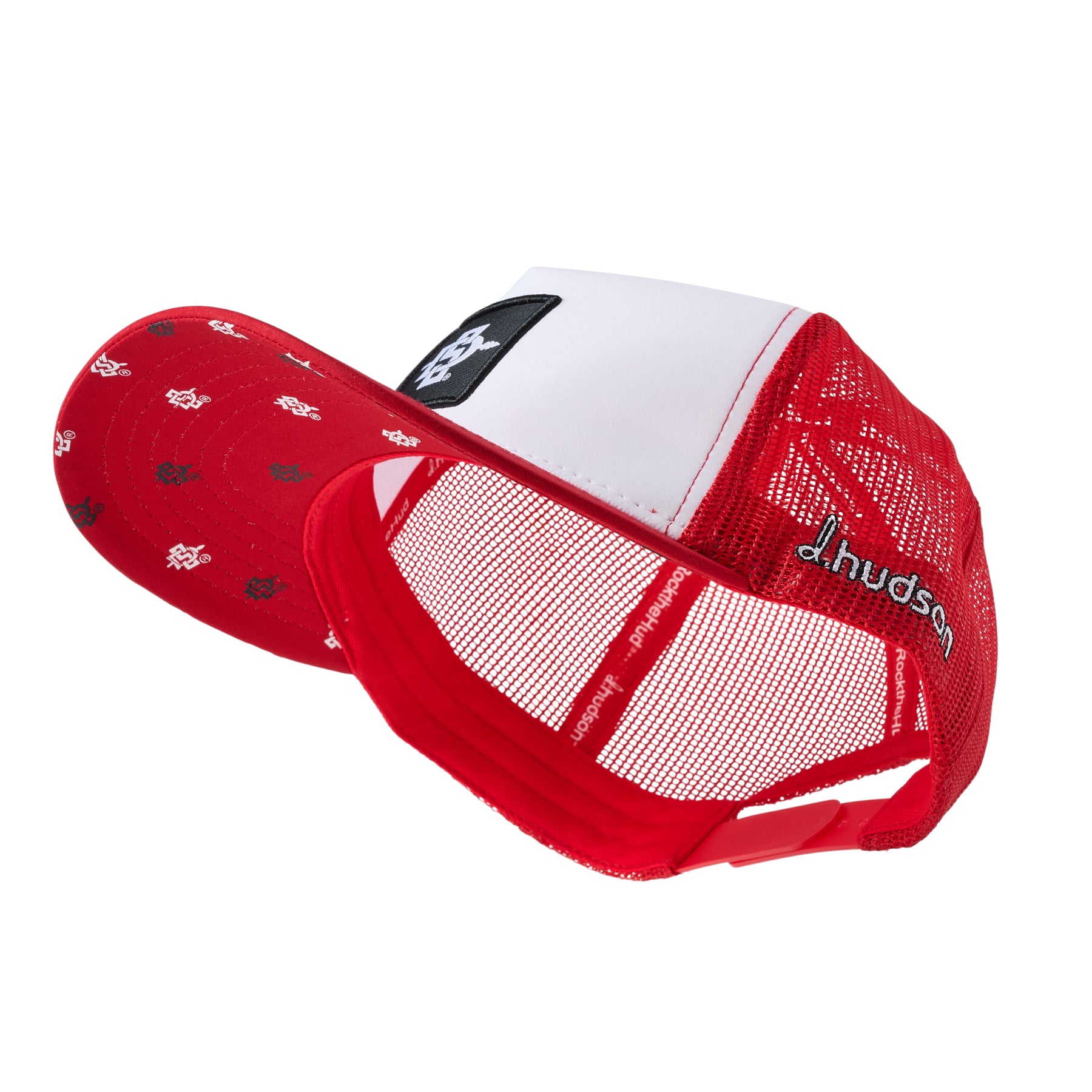 San Diego State University - 5P Trucker Mesh SD Patch (White/Red)