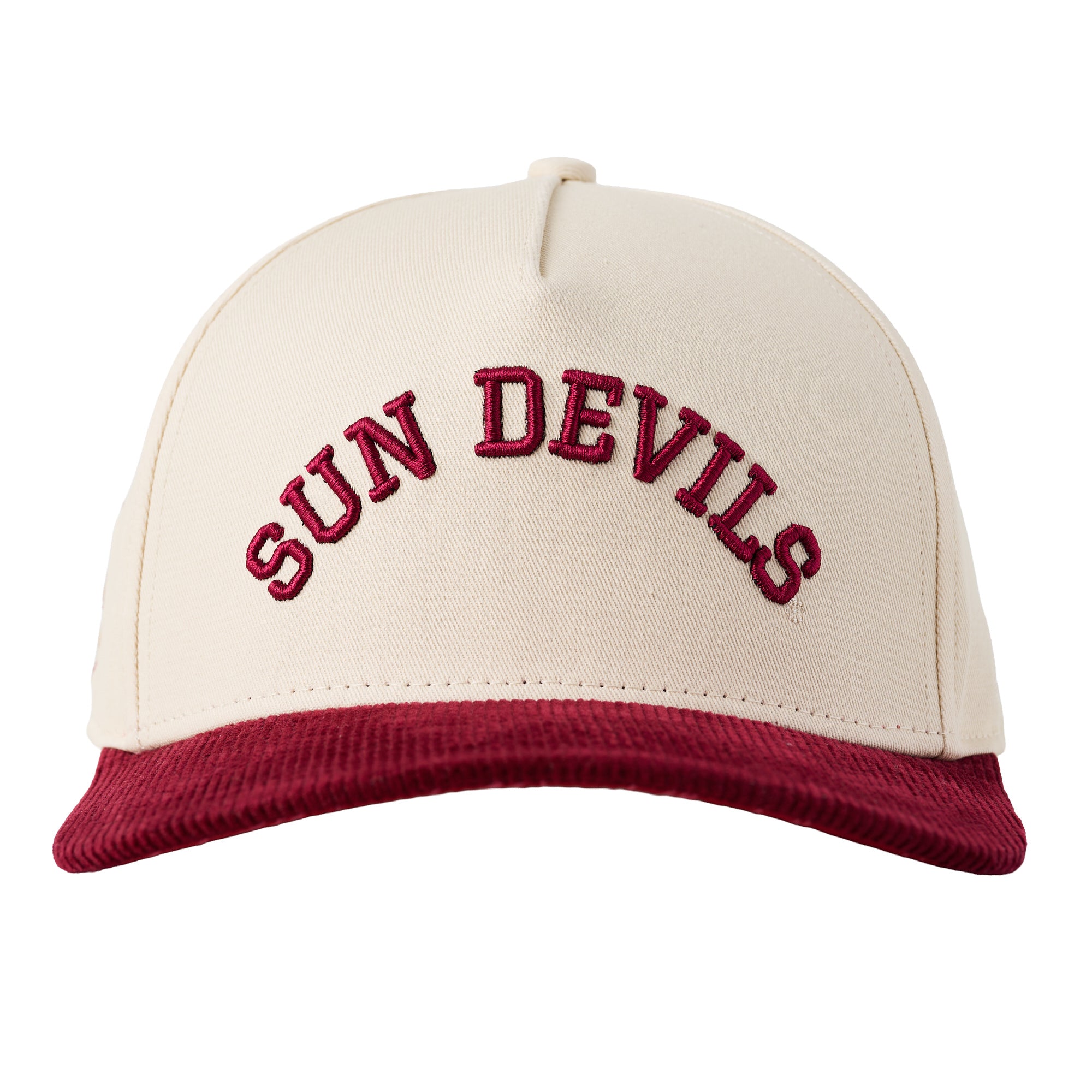 ASU - 5P Cotton Twill "SUN DEVILS" (Cream/Maroon)