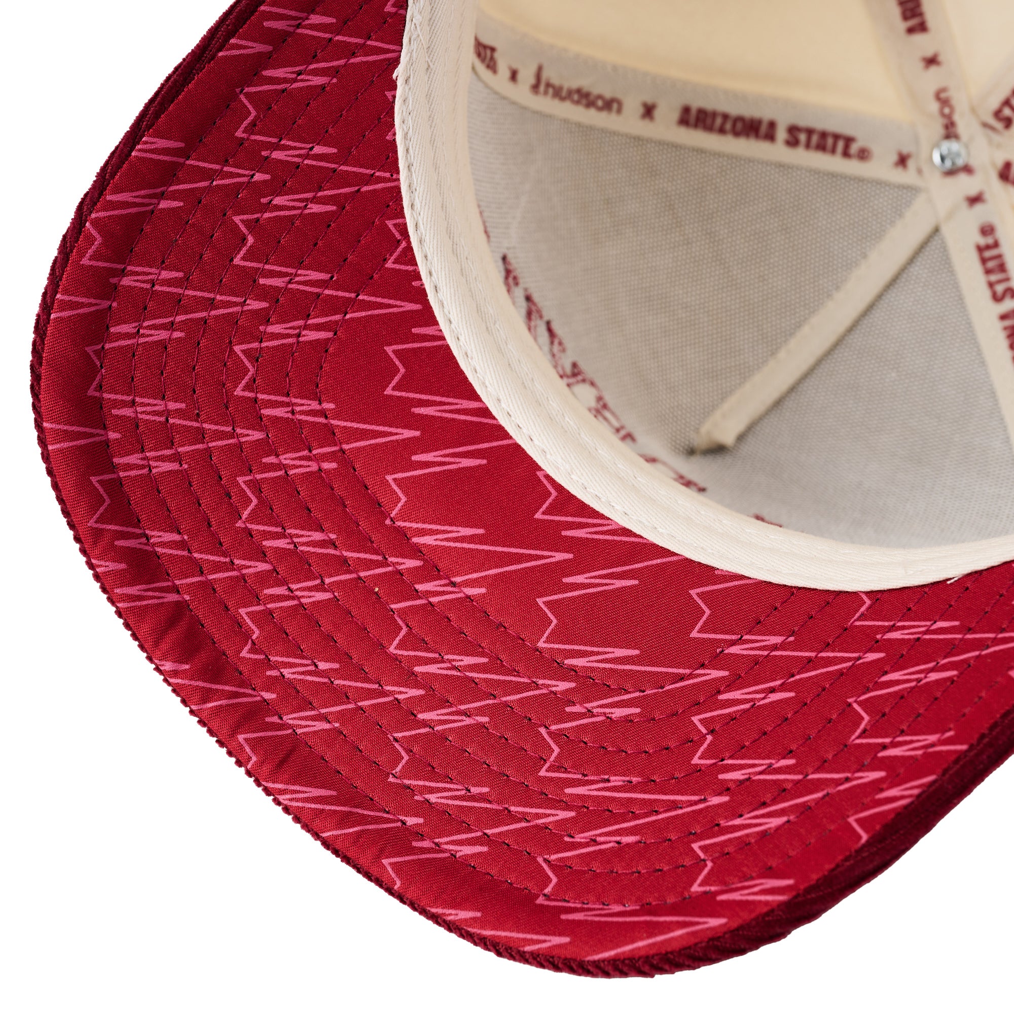 ASU - 5P Cotton Twill "SUN DEVILS" (Cream/Maroon)