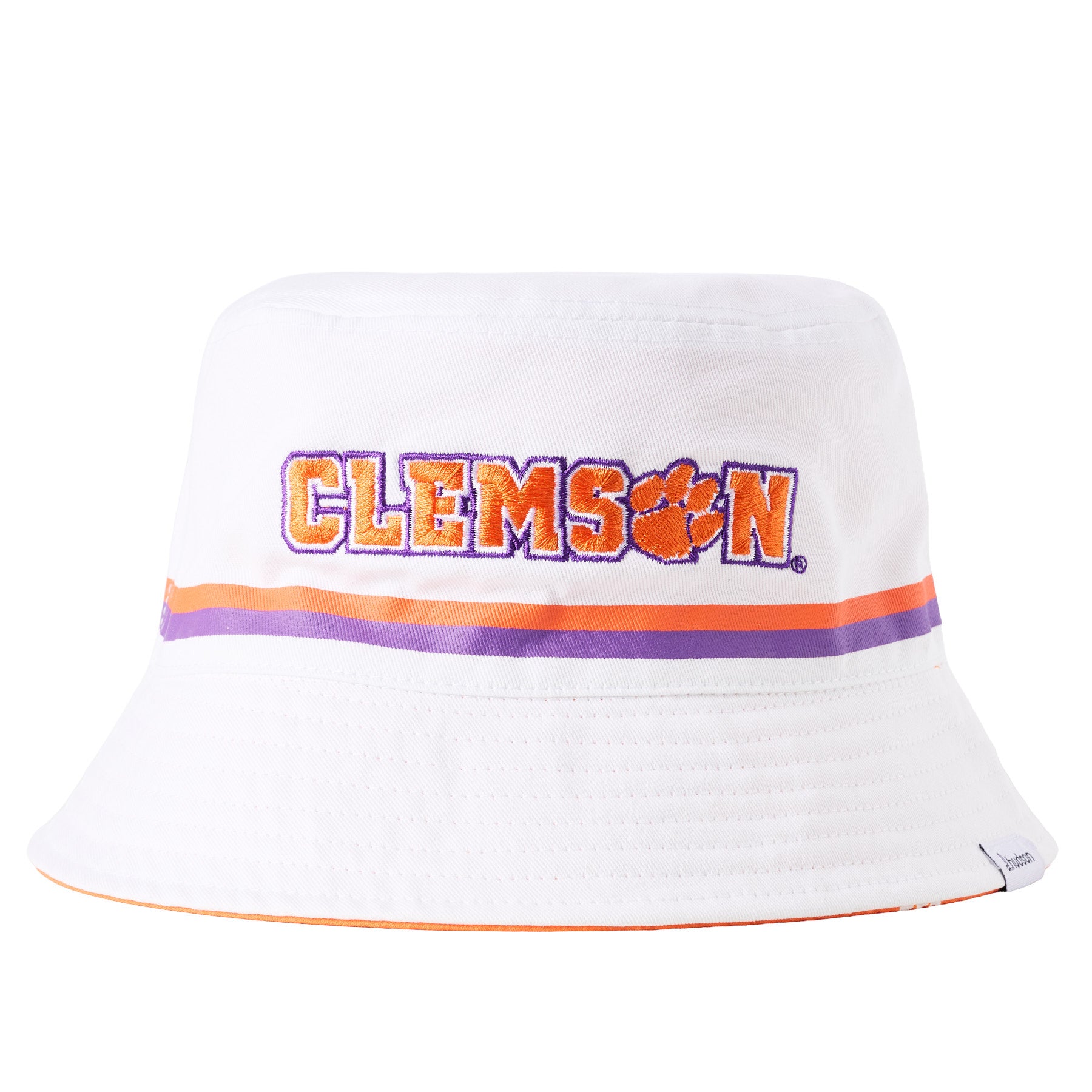 Clemson University - Reversible Bucket "Clemson" (White/Orange)