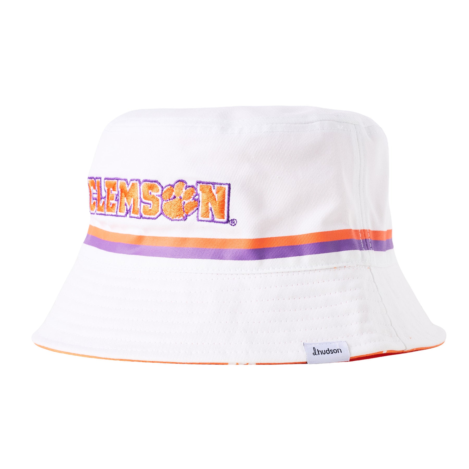 Clemson University - Reversible Bucket "Clemson" (White/Orange)