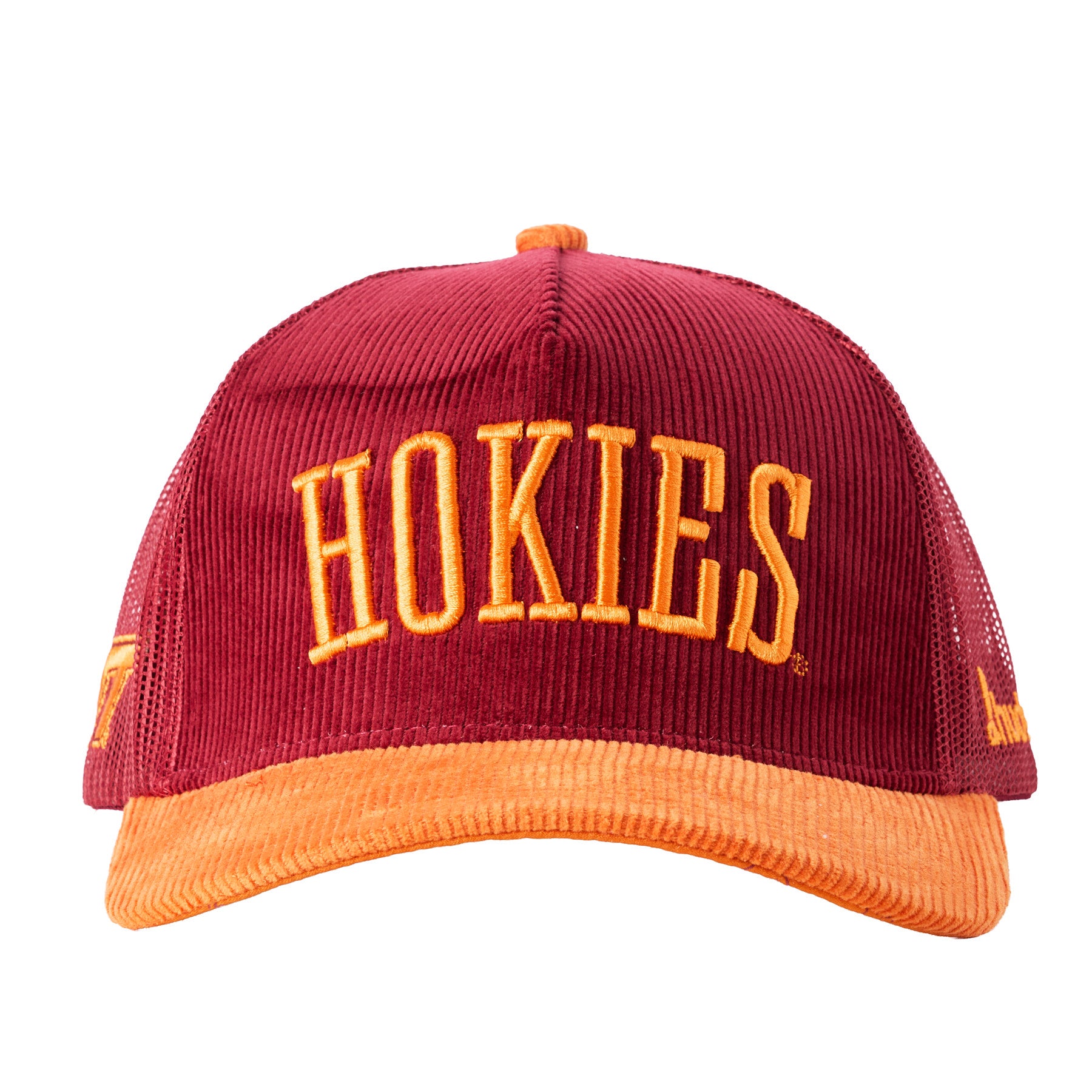Virginia Tech - Hokies 5P Corduroy Trucker Mesh (Maroon/Orange)