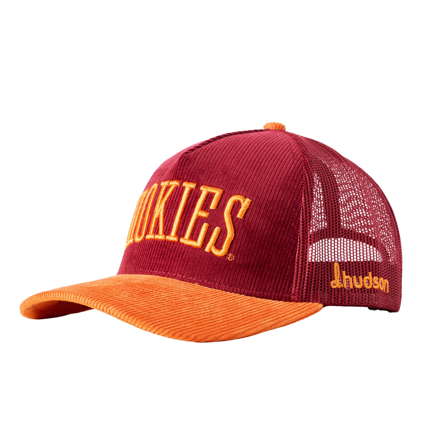 Virginia Tech - Hokies 5P Corduroy Trucker Mesh (Maroon/Orange)