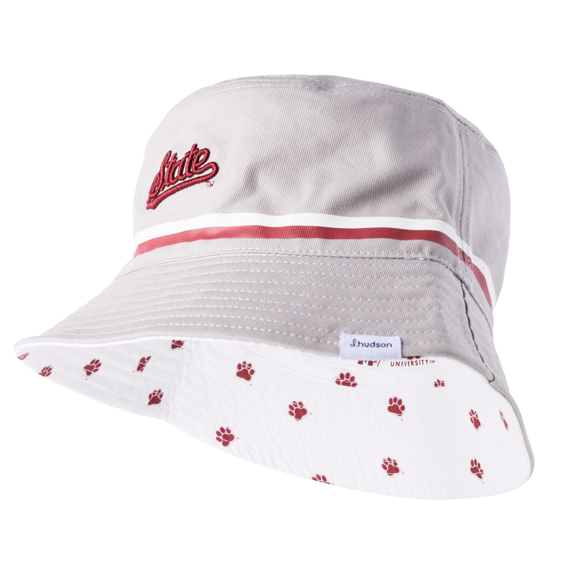 Mississippi State - Reversible Bucket "State" (Gray/White)