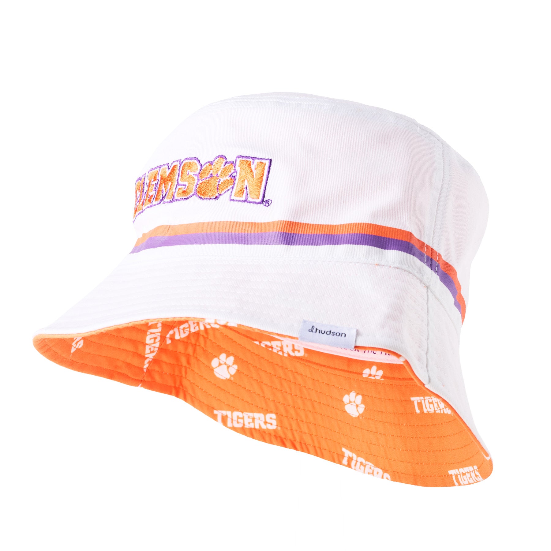 Clemson University - Reversible Bucket "Clemson" (White/Orange)