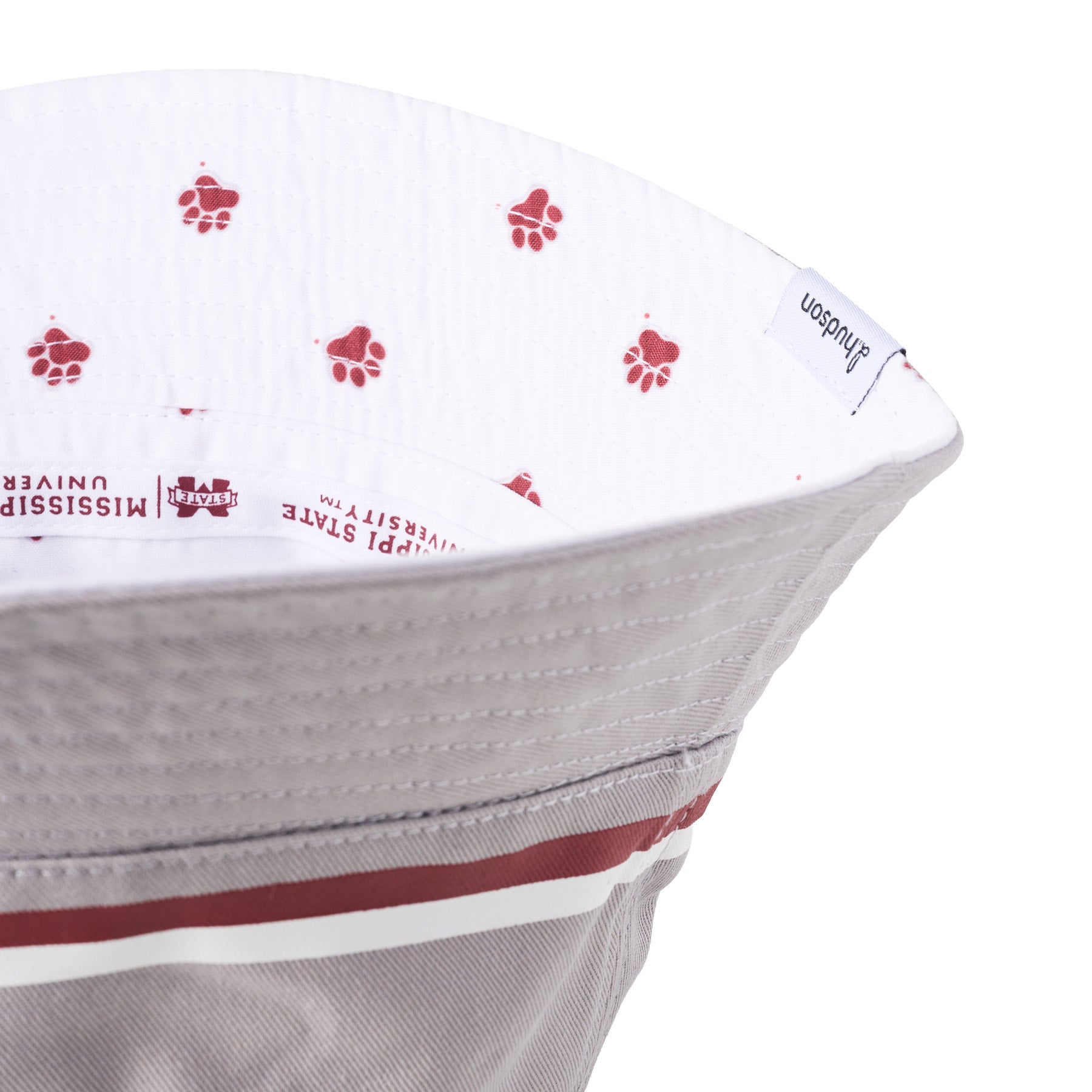 Mississippi State - Reversible Bucket "State" (Gray/White)