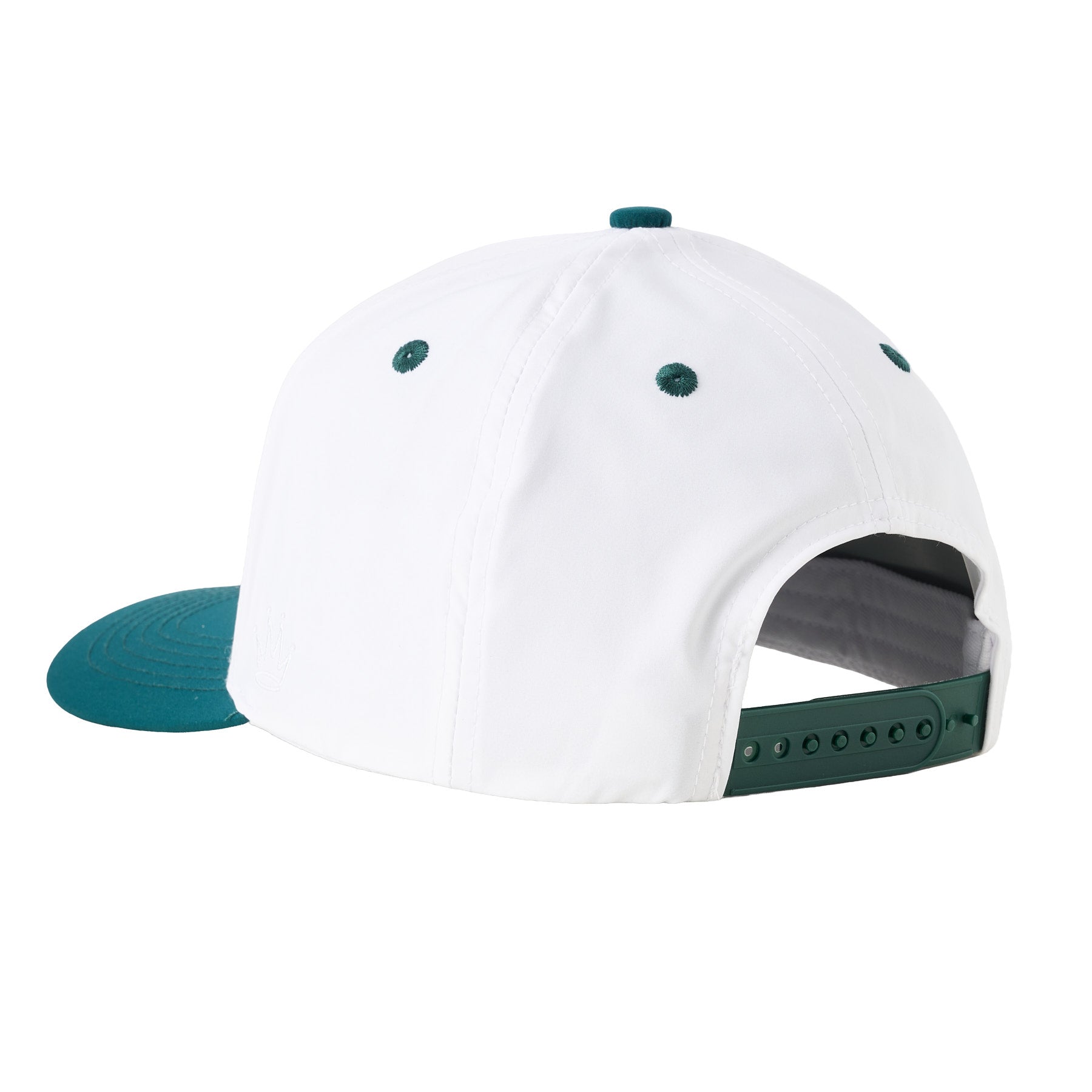 5 Panel Microfiber - Hunter Green/White