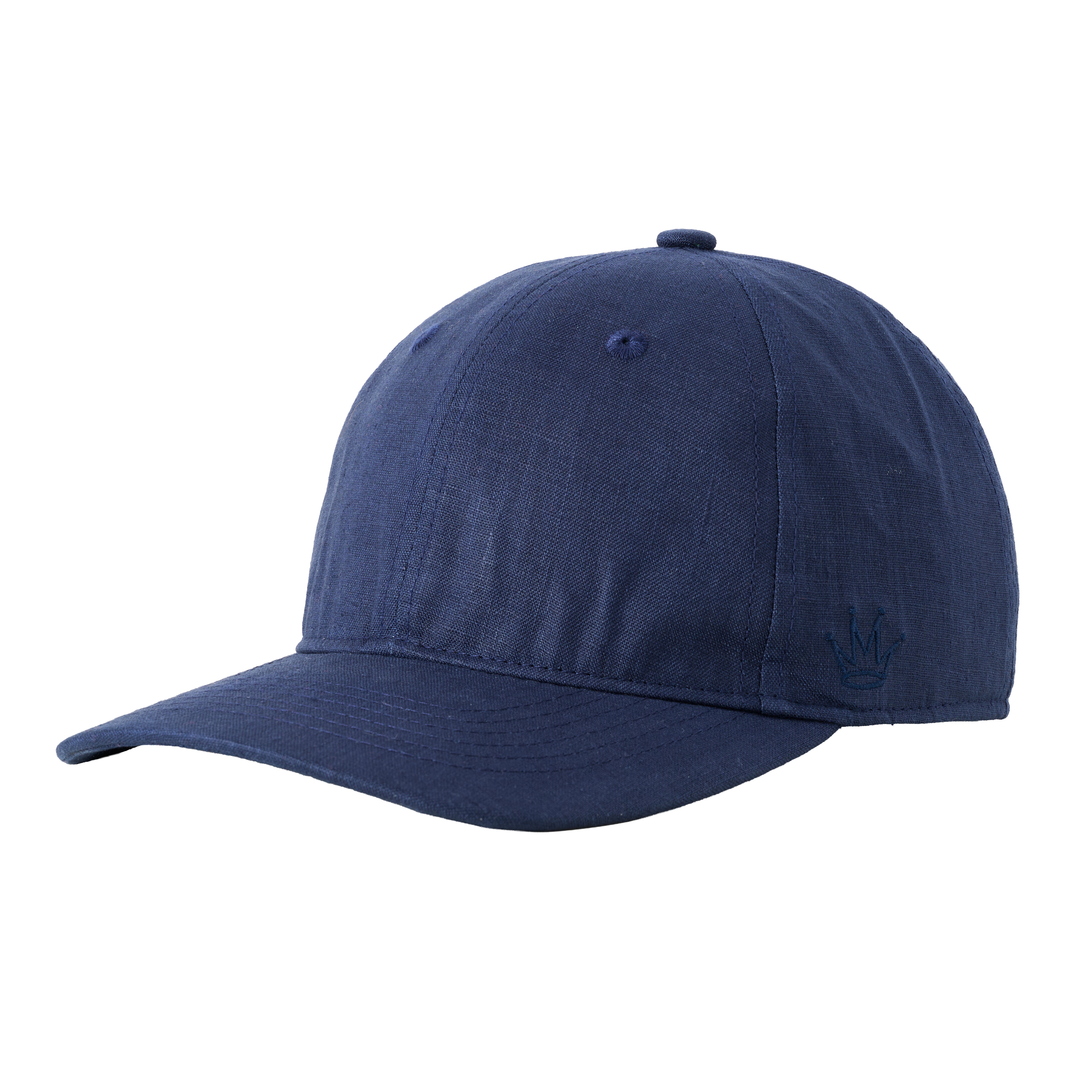 6 Panel Linen - Navy