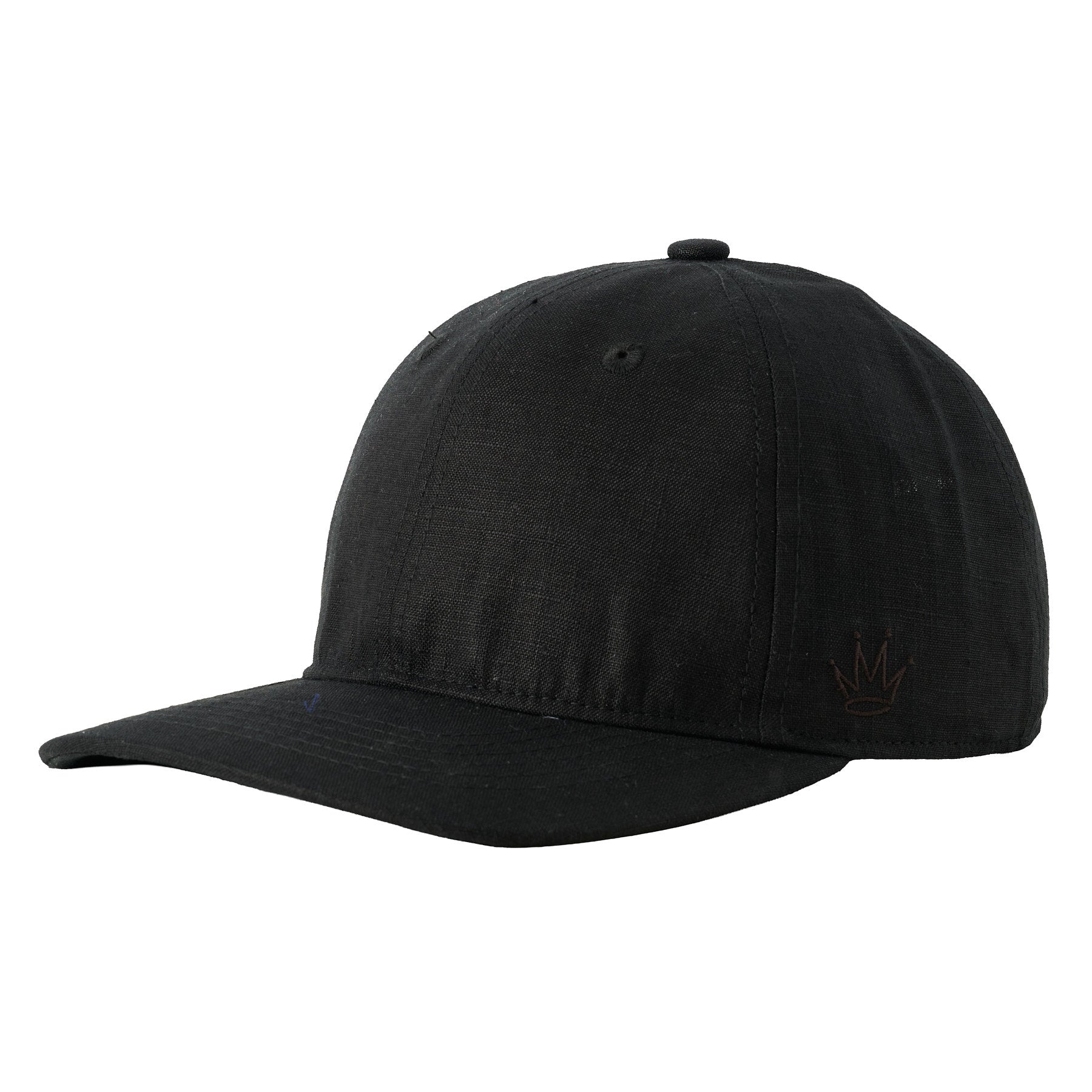 6 Panel Linen - Black