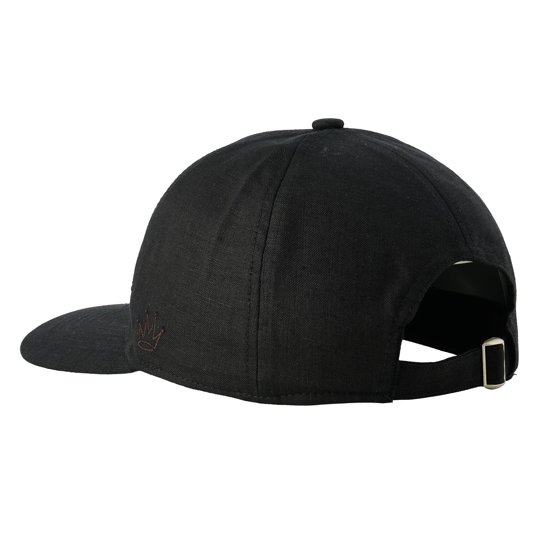 6 Panel Linen - Black
