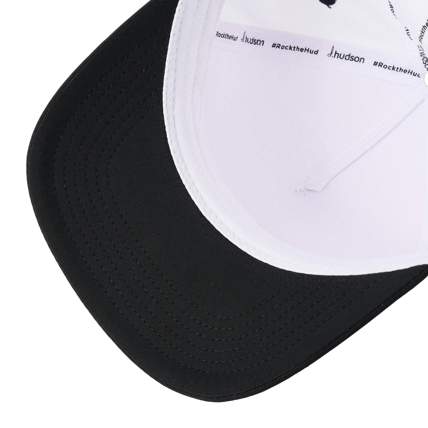 5 Panel Microfiber - Black/white