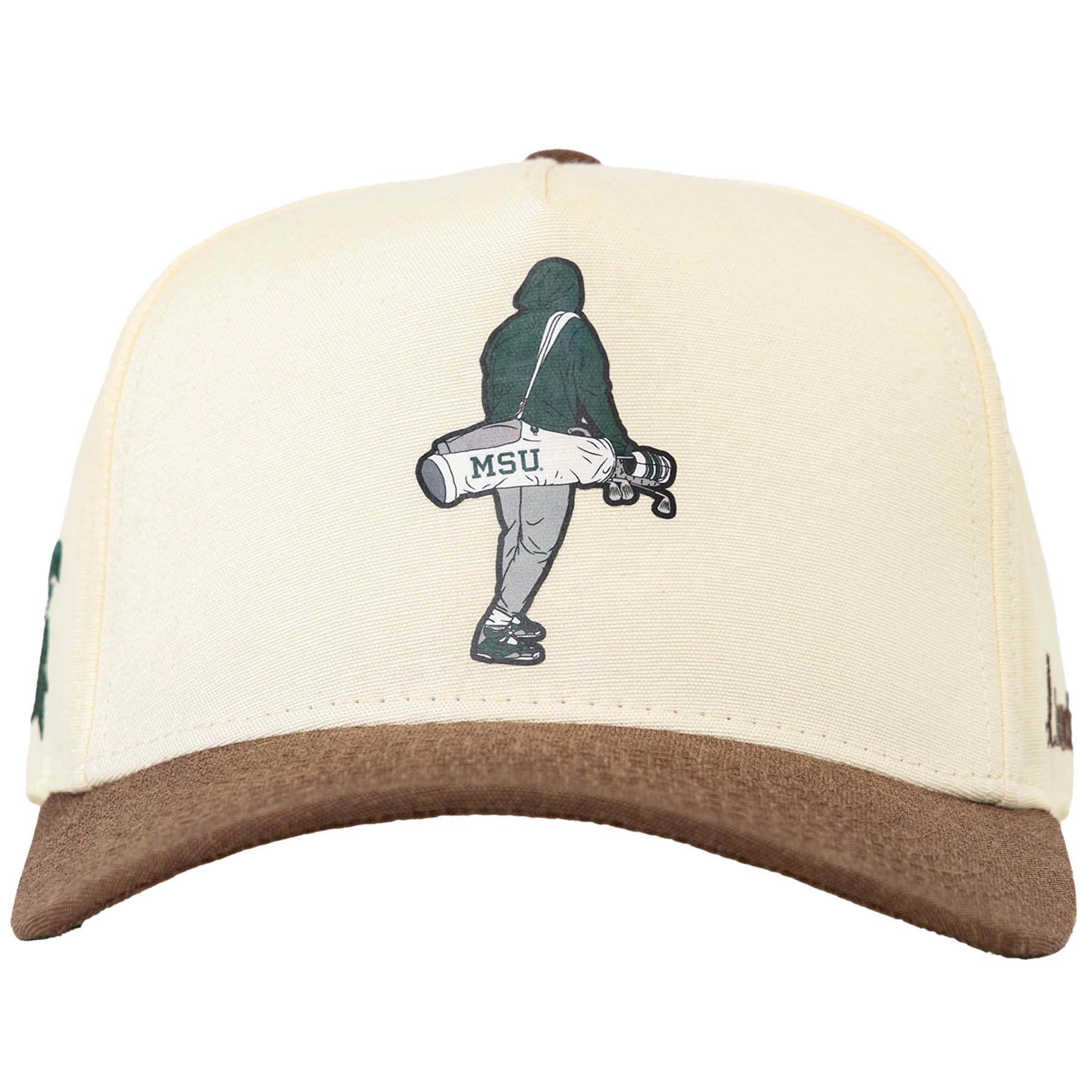 Michigan State University - 5P Lifestyle Golfer (Cream/Brown)