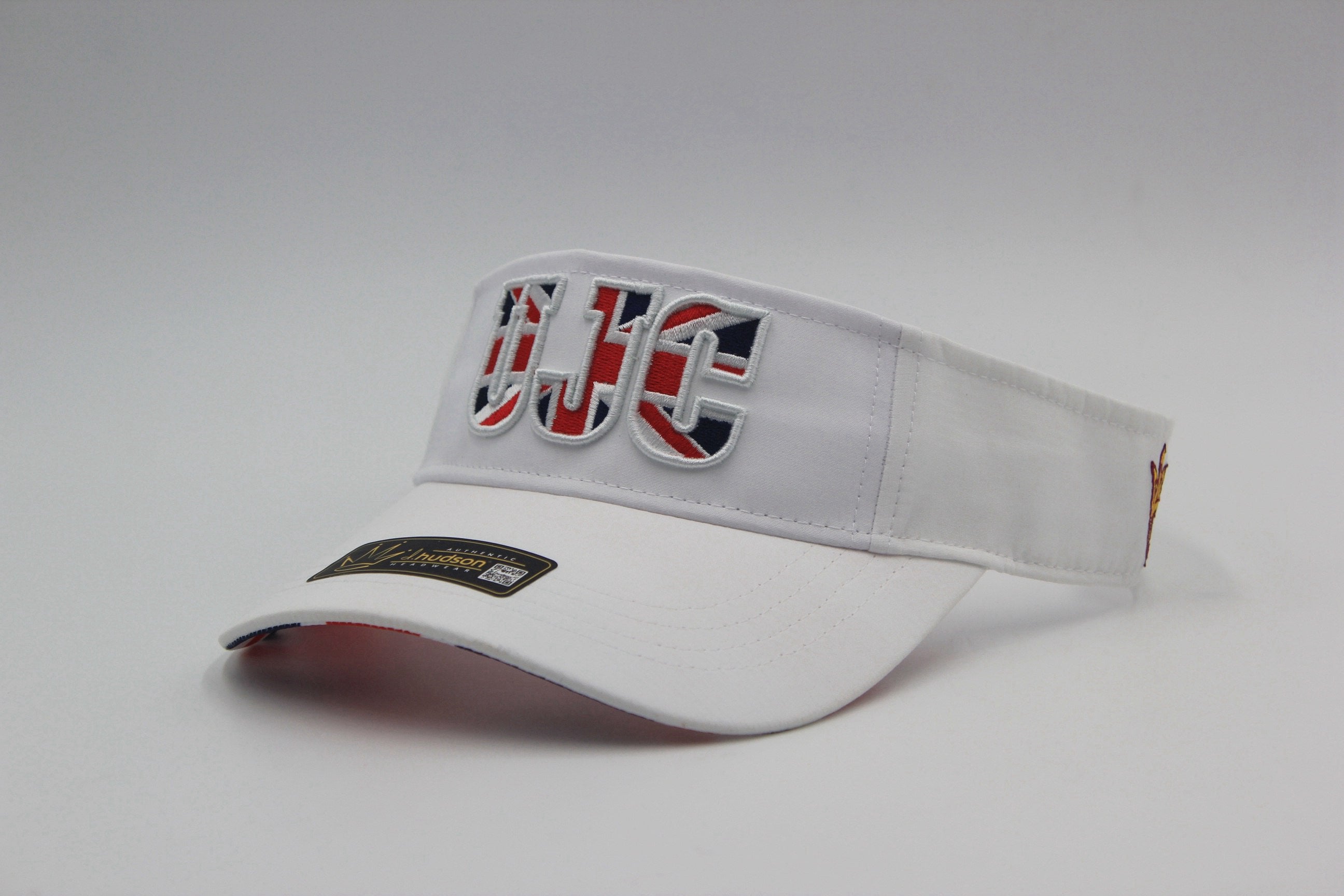 UJC Flag Performance Visor — White