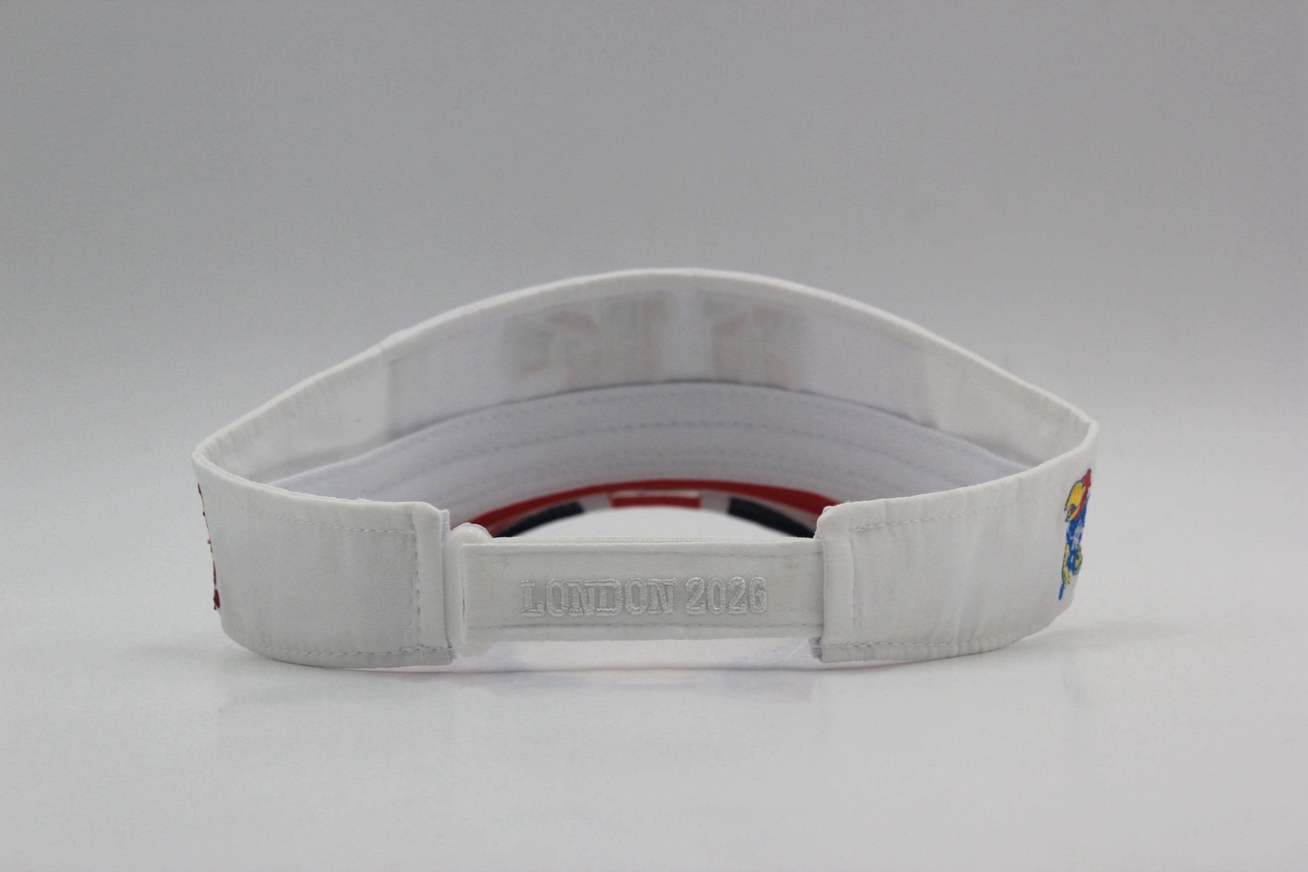 UJC Flag Performance Visor — White