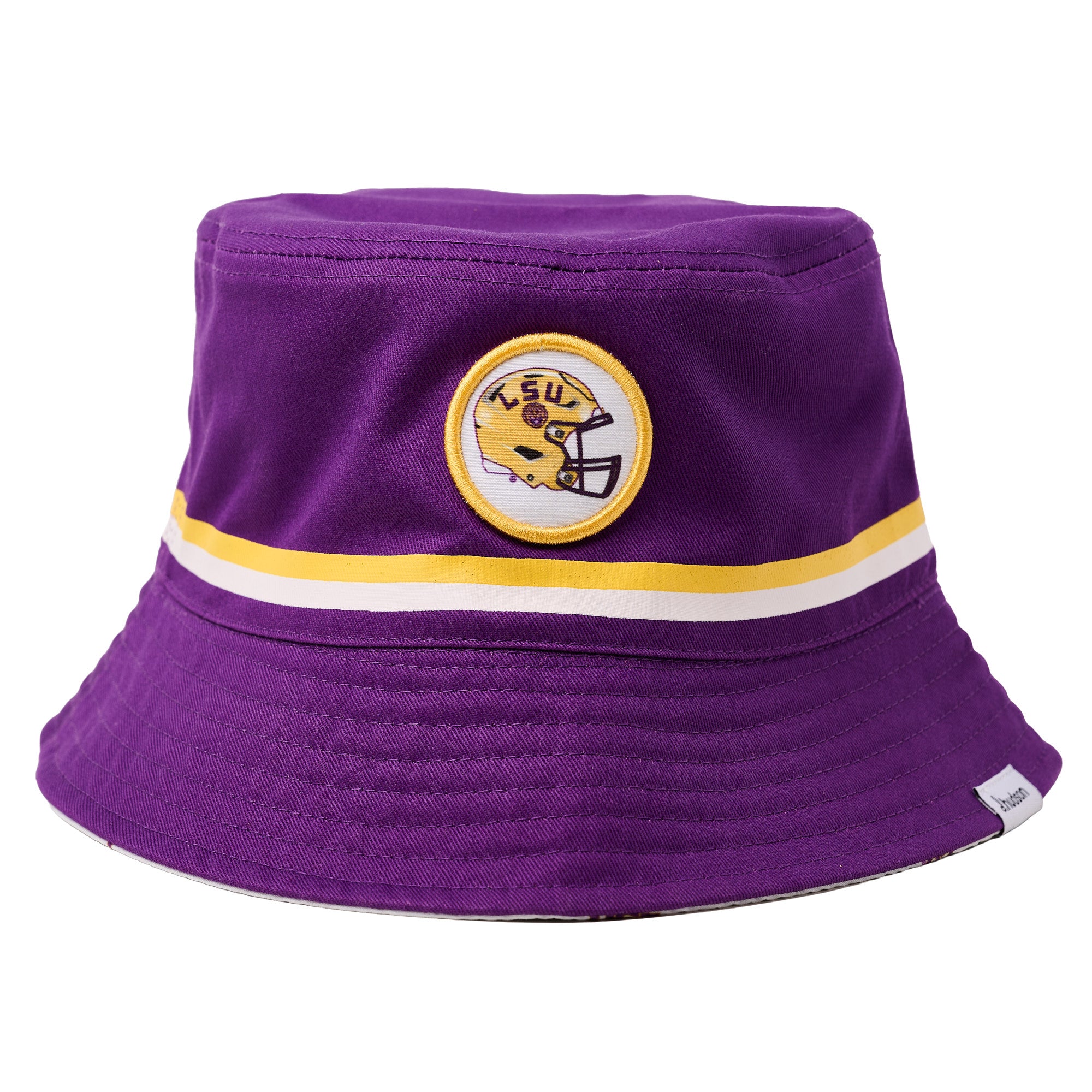 Louisiana State University - Reversible Bucket Football (Purple/White)