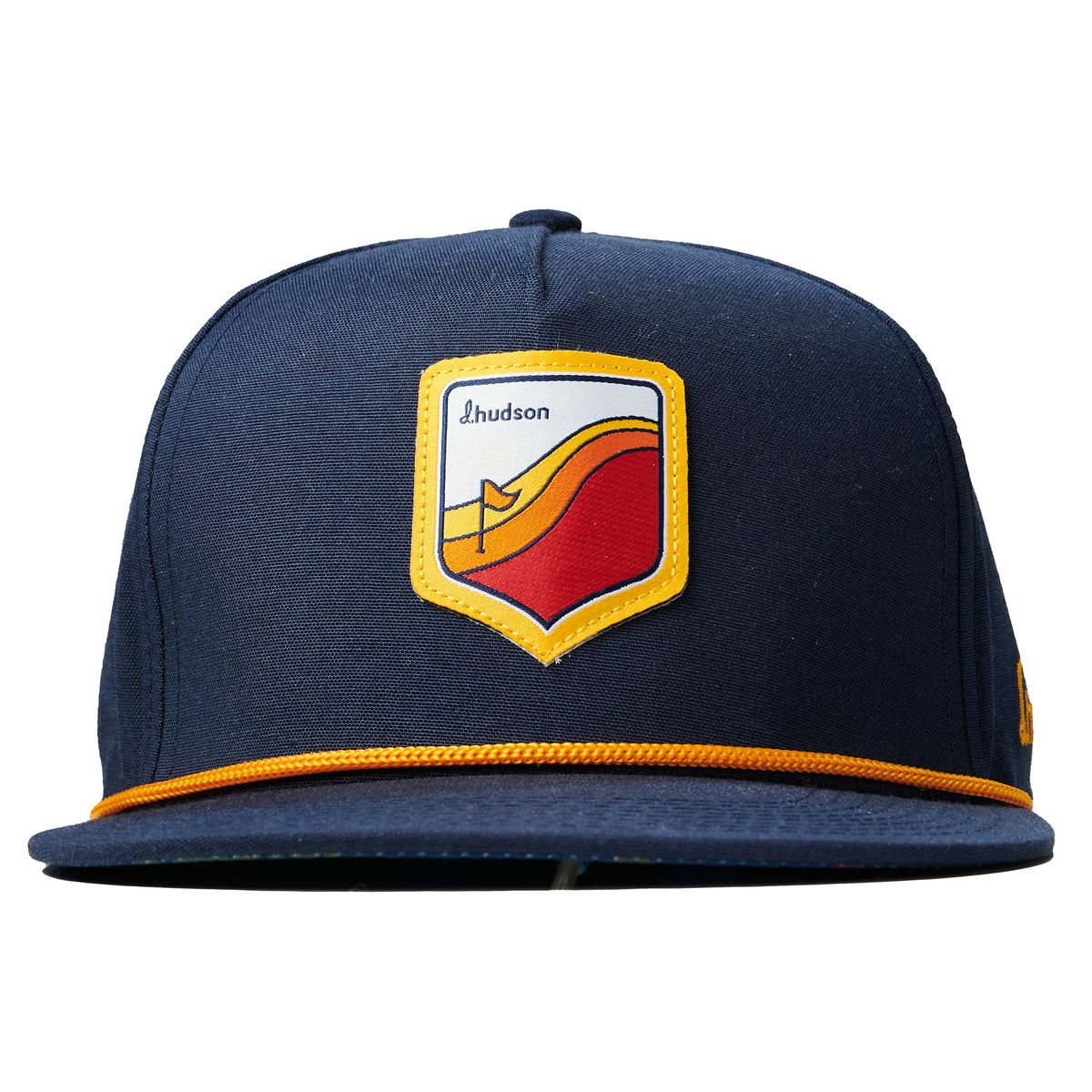 Retro Rope Golf Hat (Navy/Yellow/Red)