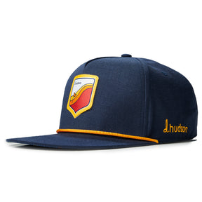 Retro (Navy/Yellow/Red)