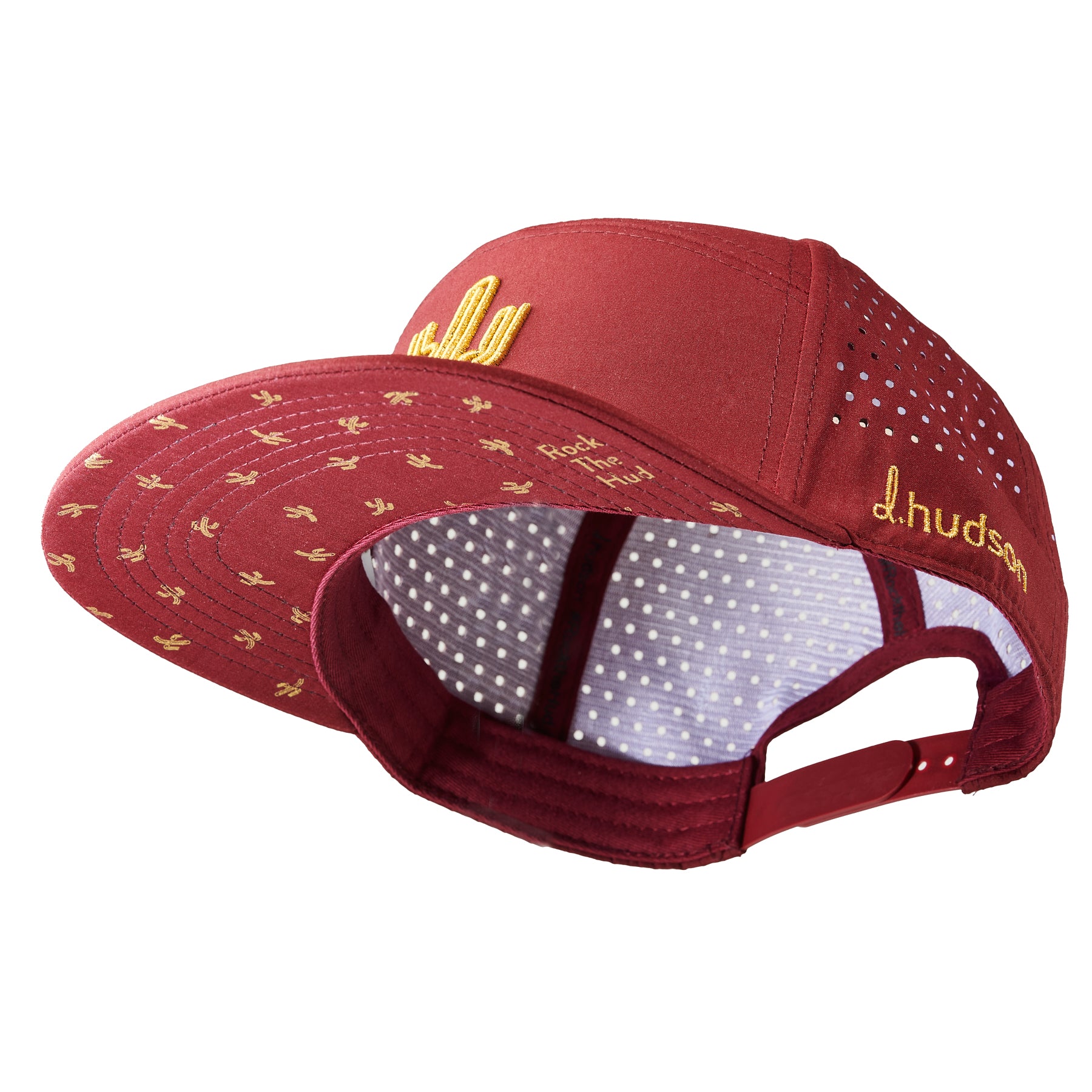 Dancin' Cactus (Burgundy/Metallic Gold)