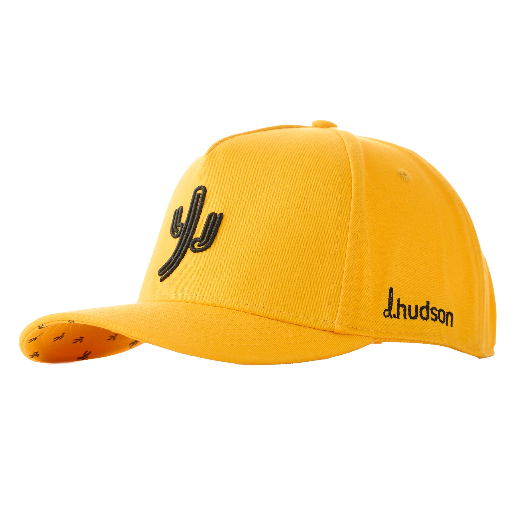 Dancin' Cactus Cotton Twill (Mustard/Black)