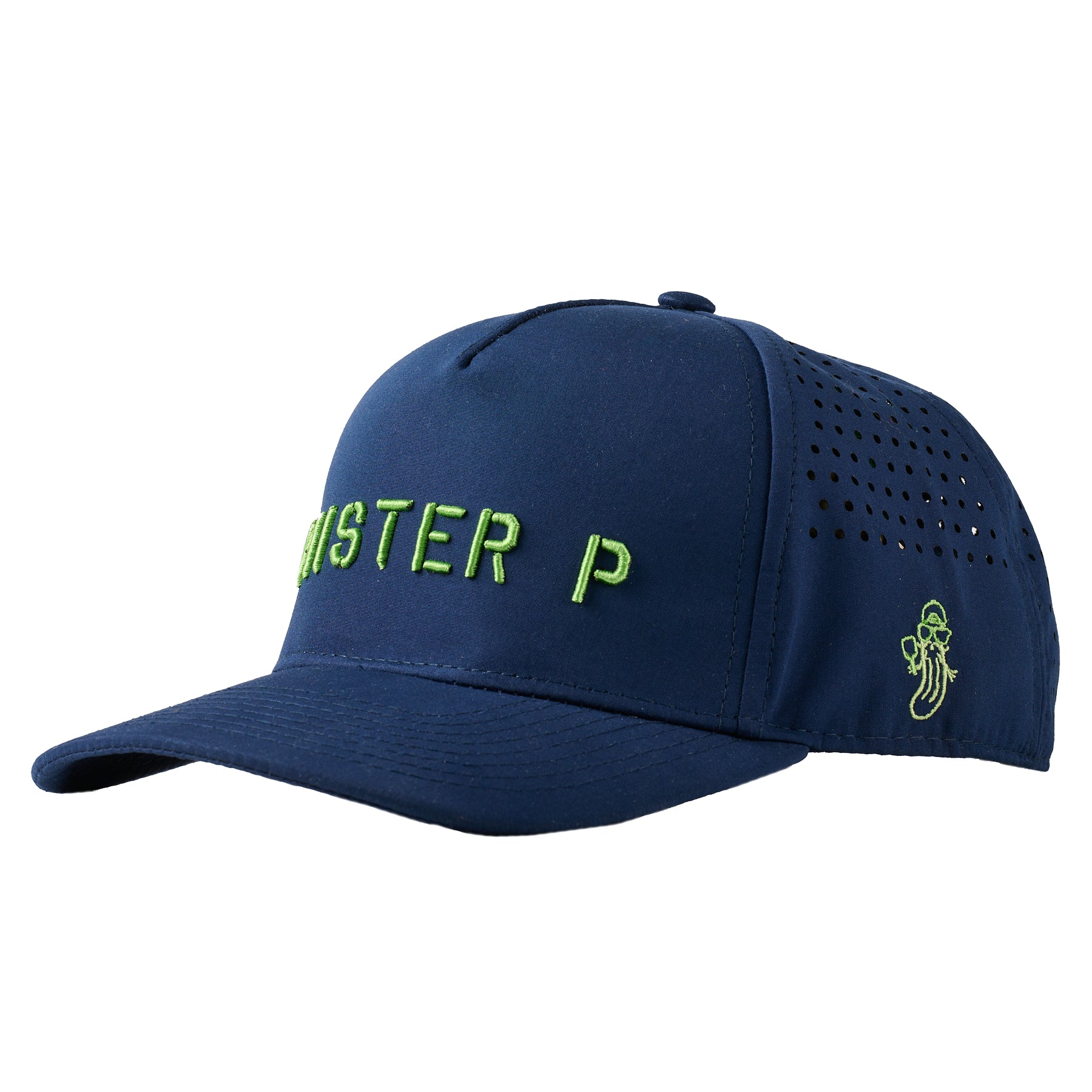 MISTER P Performance Hat (Navy/Green)