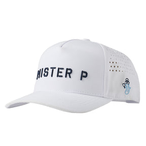 MISTER P Performance Hat (White/Navy)