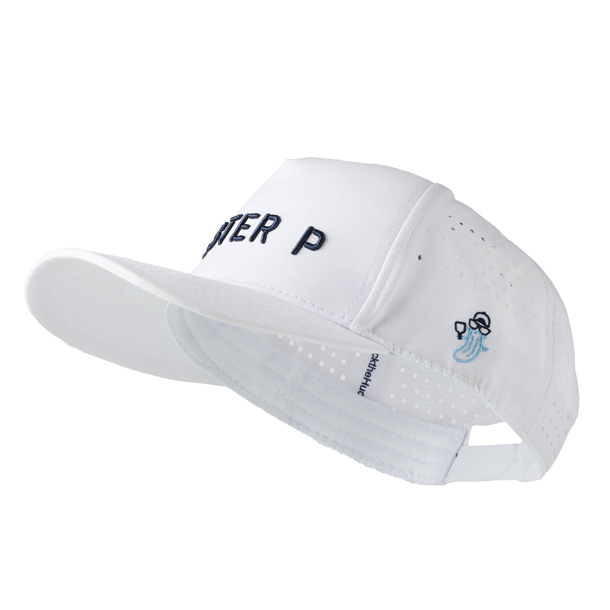 MISTER P Performance Hat (White/Navy)