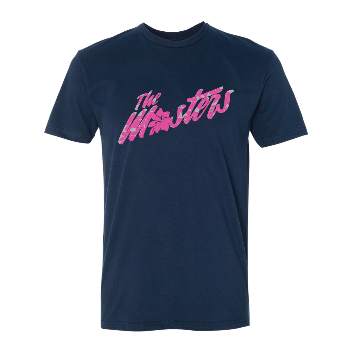 April A·ZAL·EA T-Shirt (Navy/Pink/Gray)