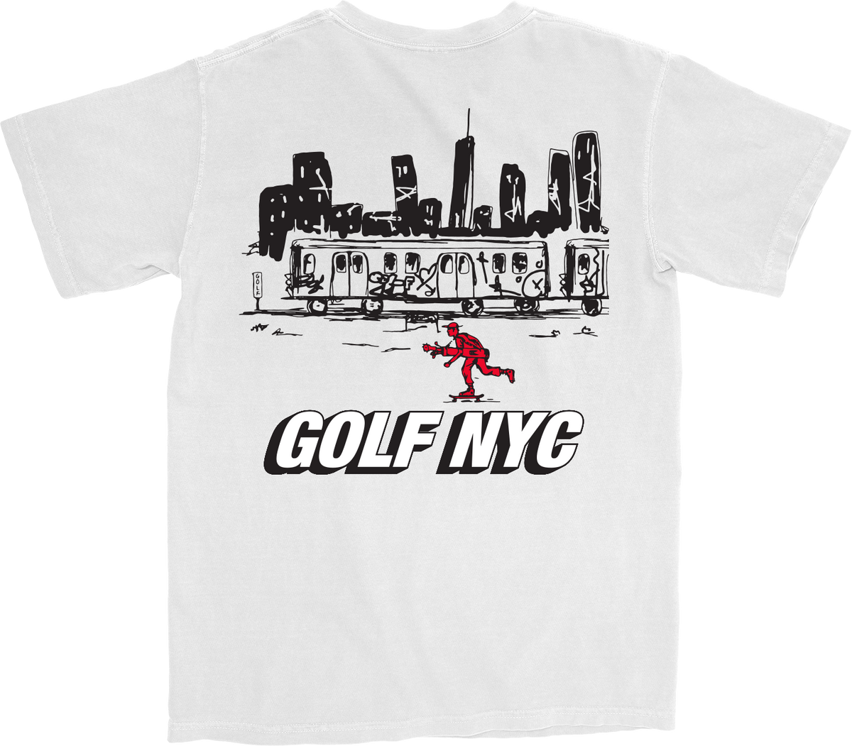 GOLF NYC (White/Black/Red)